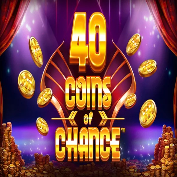 40 Coins of Chance slot logo by SYNOT Games at Malina Casino