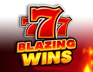 Blazing Wins online game logo by Playson on malina-kazino.com