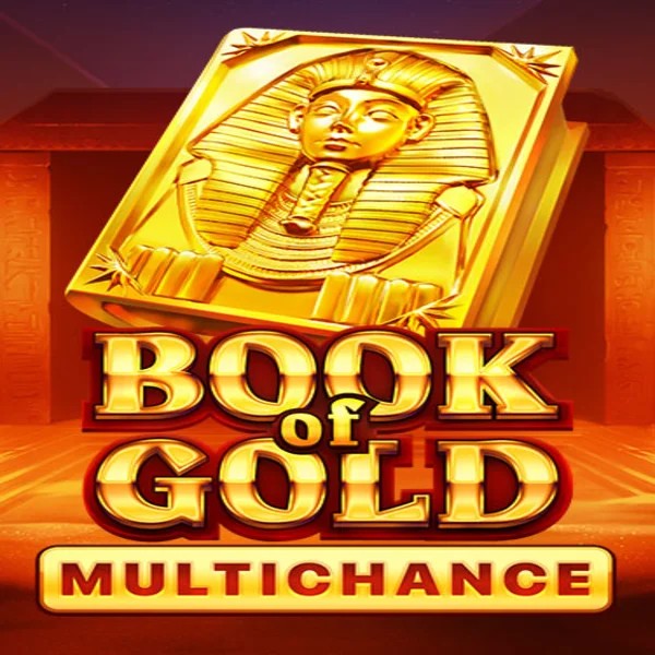 Book of Gold Multichance game by Playson – logo hosted on Malina Casino