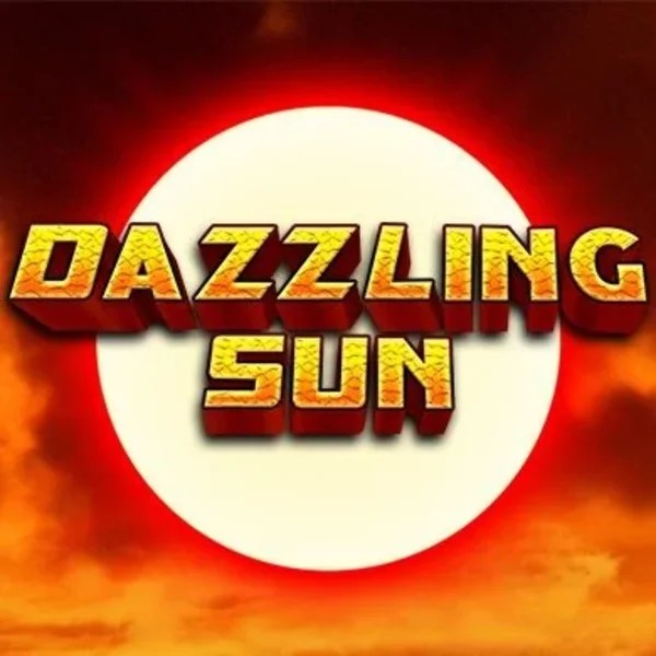 Dazzling Sun slot logo by Win Studios at Malina Casino