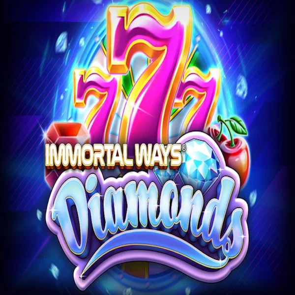 Immortal Ways Diamonds slot logo by RubyPlay at Malina Casino