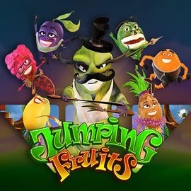 Jumping Fruits logo by Wazdan Malina Casino