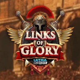 Official Slots logo: Links of Glory by Slingshot Studios at Malina Casino