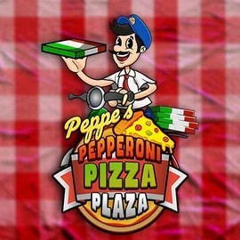 Peppe’s Pepperoni Pizza Plaza by Pragmatic Play, showcased at malina-kazino.com – game logo