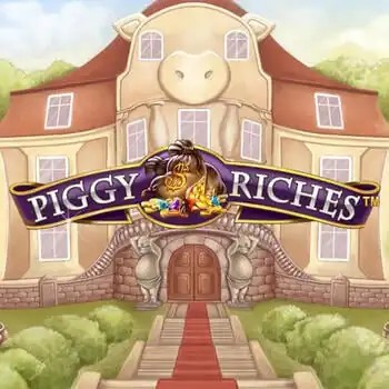 Piggy Riches game by NetEnt – logo hosted on Malina Casino