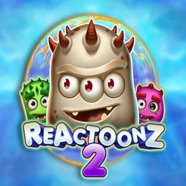 Reactoonz 2 logo – Slots by Play’n GO at Malina Casino