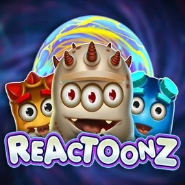 Reactoonz casino game by Play’n GO – featured logo at Malina Casino