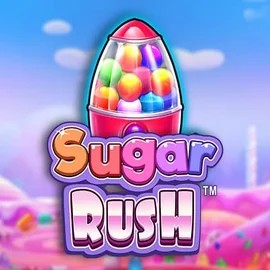 Sugar Rush logo by Pragmatic Play at Malina Casino